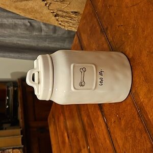 RAE DUNN | GOOD DOG | TREAT CONTAINER | MAGENTA